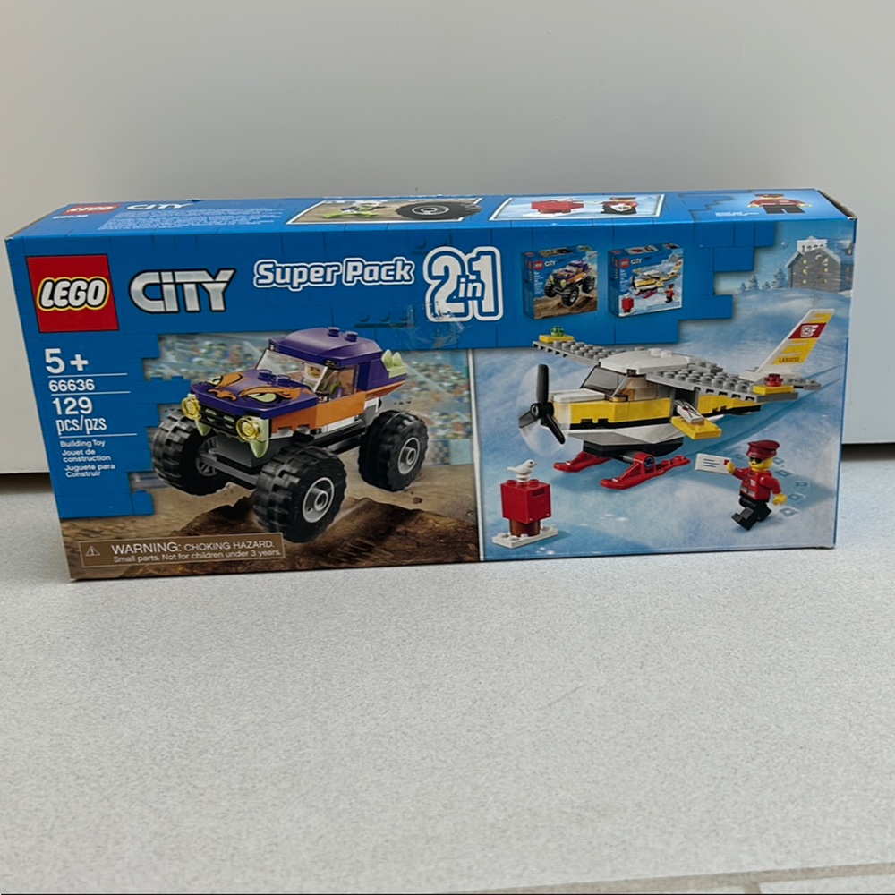 LEGO City Super Pack 66636 2-in-1 Building Set